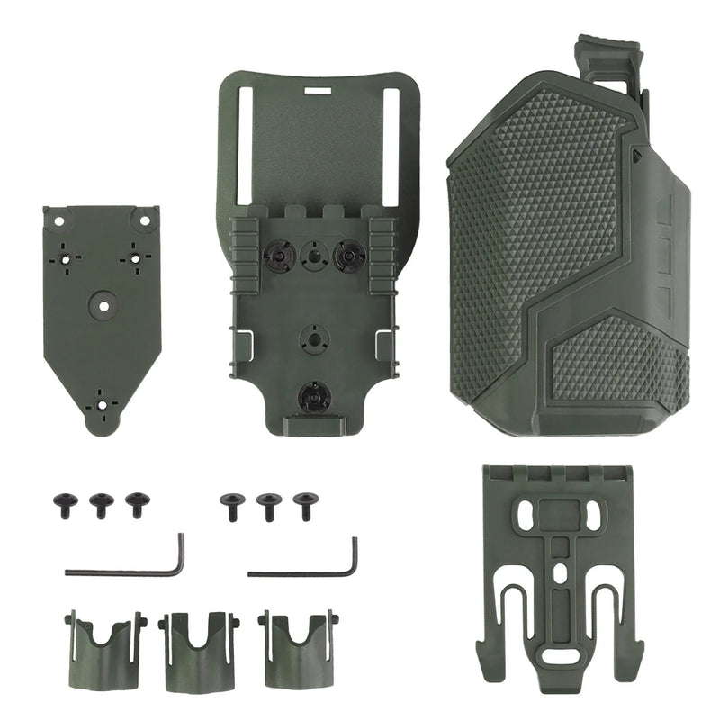 Holster Universel Rigide pour Pistolet Équipé d'une Lampe, Droitier, Verrou de Sécurité, vue 9