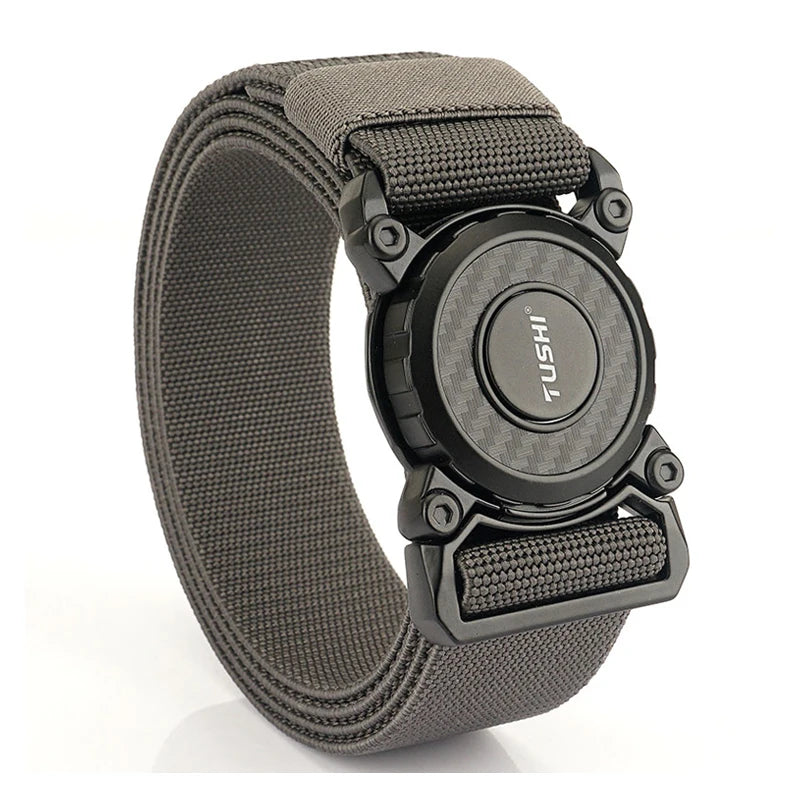 Ceinture Tactique Élastique Nylon, Boucle Rotative en Zinc, 125 cm, vue 9