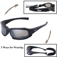 Lunettes de Protection Airsoft et Tir Noires, 4 Verres Interchangeables, Étui Inclus, vue 4