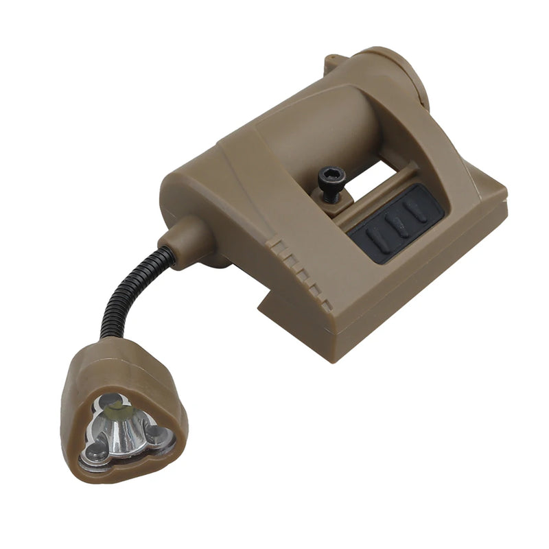Lampe de Casque Tactique Rouge, Verte, Blanche et Infrarouge, Piles CR123A, vue 8