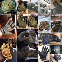 Gants Tactiques Écran Tactile à Protection en Caoutchouc sur les Jointures, Noir, Vert ou Camouflage, S à XL, vue 3