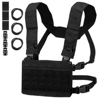 Gilet Tactique Chest Rig Compact MOLLE, Triple Porte-Chargeur Élastique, vue 10