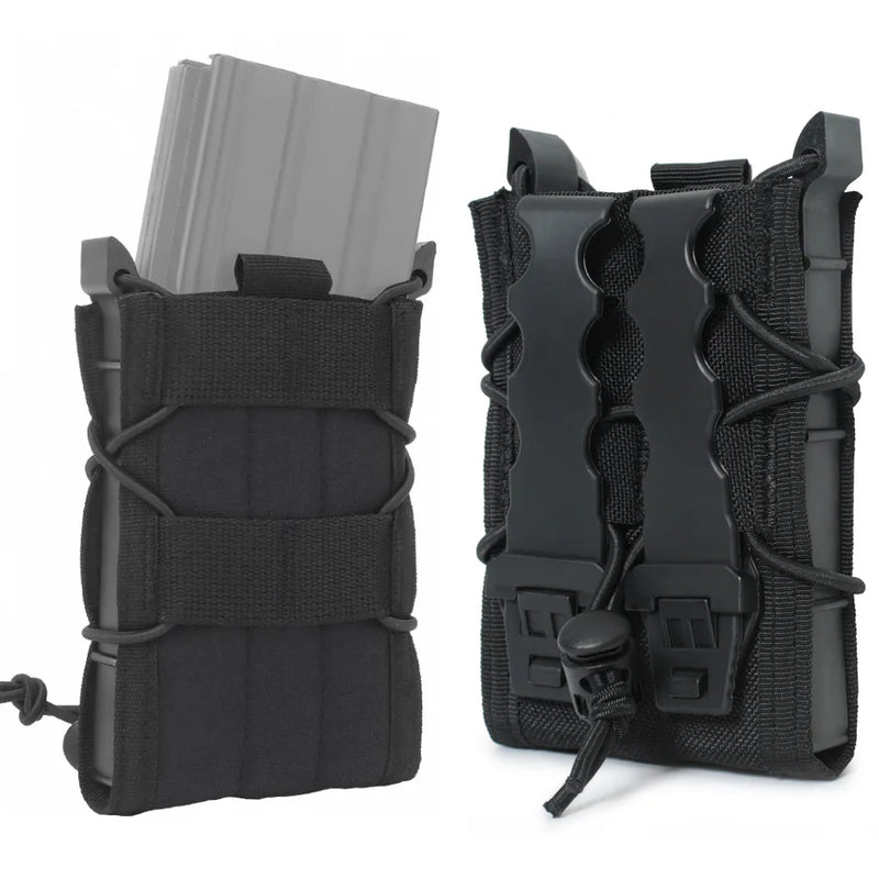 Porte-Chargeur Simple Fusil 5,56 mm Nylon 1000D à Élastique Réglable