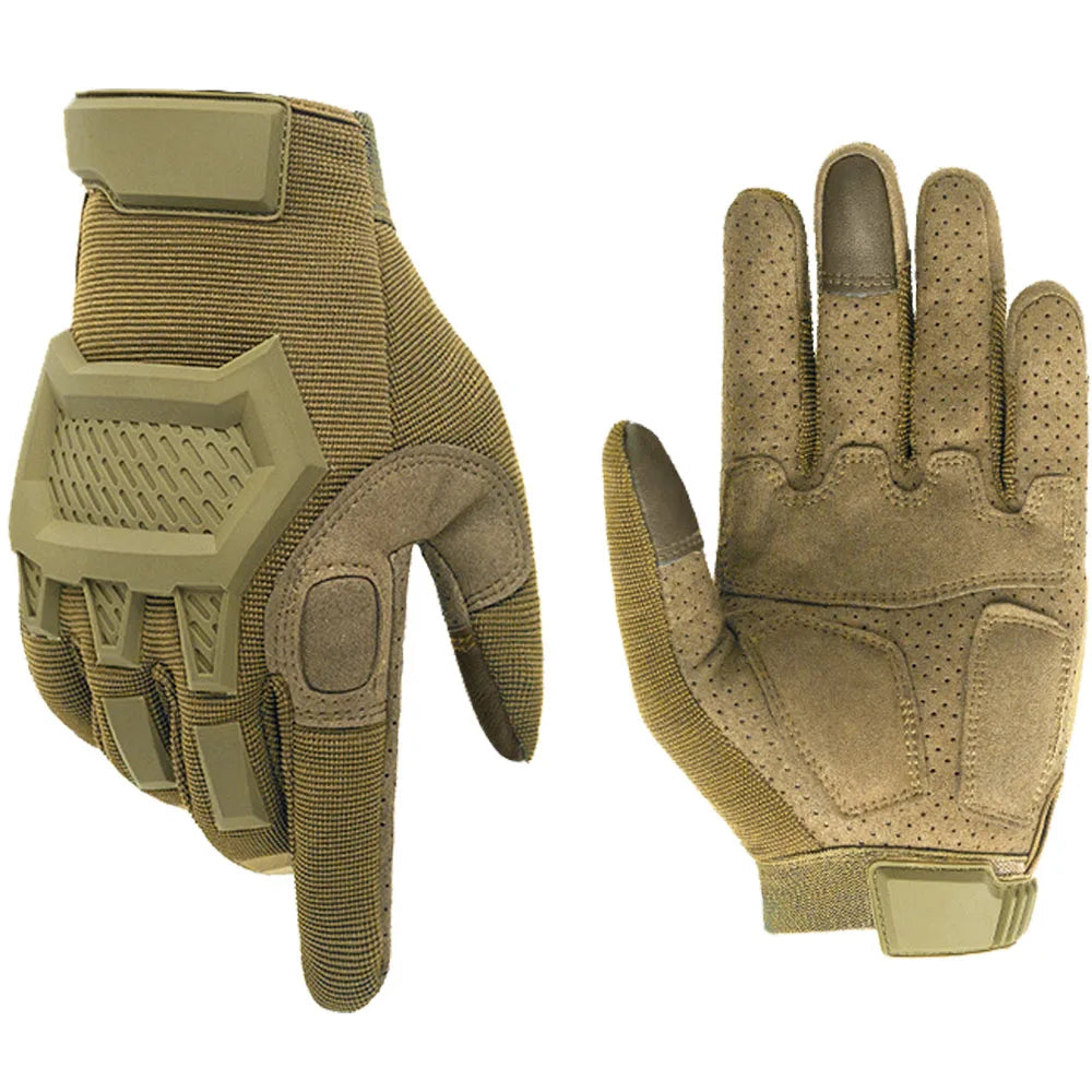 Gants Tactiques Écran Tactile, Protections Moulées, Paume Rembourrée, 3 Coloris