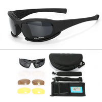 Lunettes Tactiques Polarisées avec Étui, 1 ou 4 Paires de Verres, 3 Coloris, vue 8