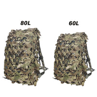 Kit Camouflage 3D pour Casque et Sac à Dos, 60 ou 80 L, vue 2