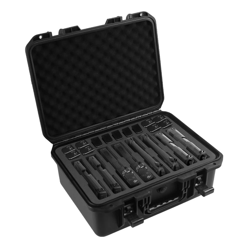 Mallette Arme de Poing Rigide pour 6 ou 8 Pistolets, 8 à 16 Chargeurs, 50,8 x 39,6 cm, vue 10