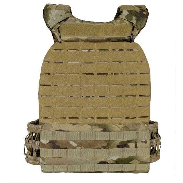 Gilet Tactique Porte-Plaques en Nylon à Ceinture Élastique Ajourée, 38 x 31 cm, vue 7