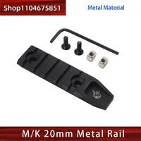 Rail Picatinny 20 mm pour Garde-Main M-LOK et KeyMod, Nylon ou Métal, Rail Seul ou Lot de 5 ou 6 Rails, vue 14