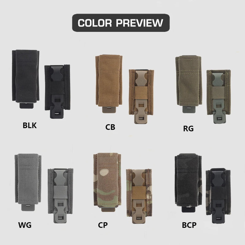 Porte-Chargeur Pistolet 9 mm Simple ou Double en Nylon avec Fixation MOLLE, vue 6