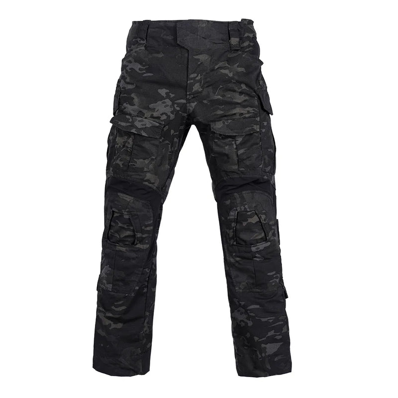 Pantalon de Combat Tactique Homme, Poches Cargo, Emplacements de Genouillères, 4 Coloris, vue 3