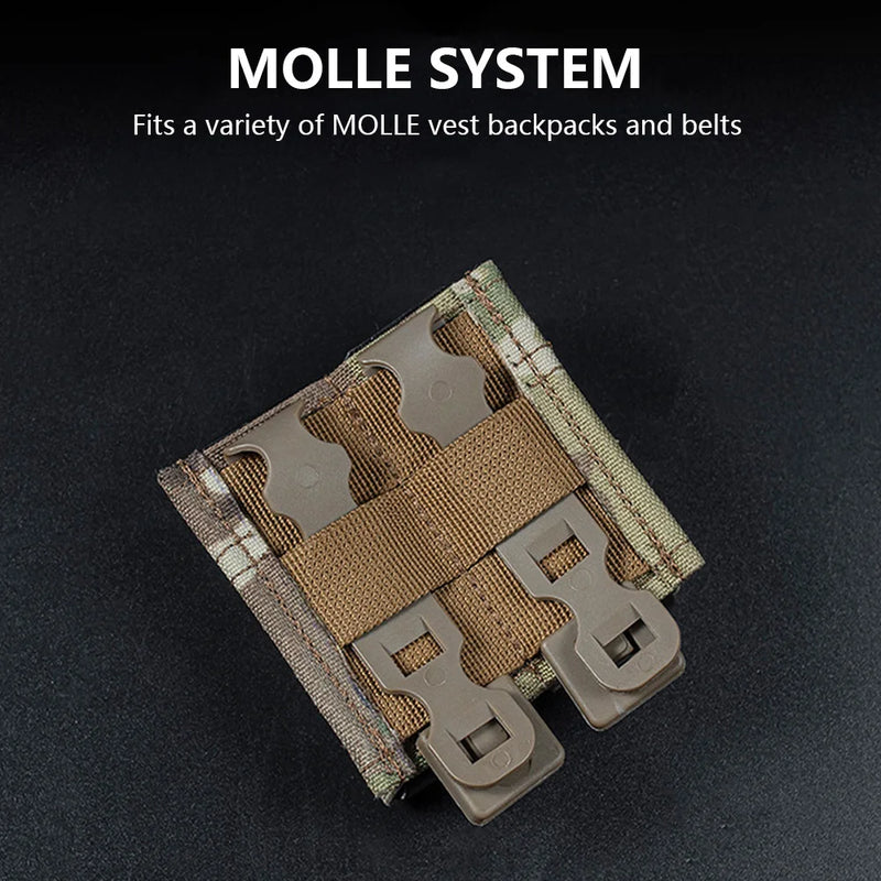 Porte-Chargeur Pistolet 9 mm Simple ou Double en Nylon avec Fixation MOLLE, vue 3