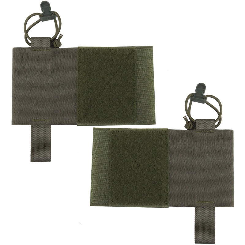 Poches Latérales Élastiques pour Gilet Tactique Porte-Plaques, Nylon 500D, Paire, vue 11