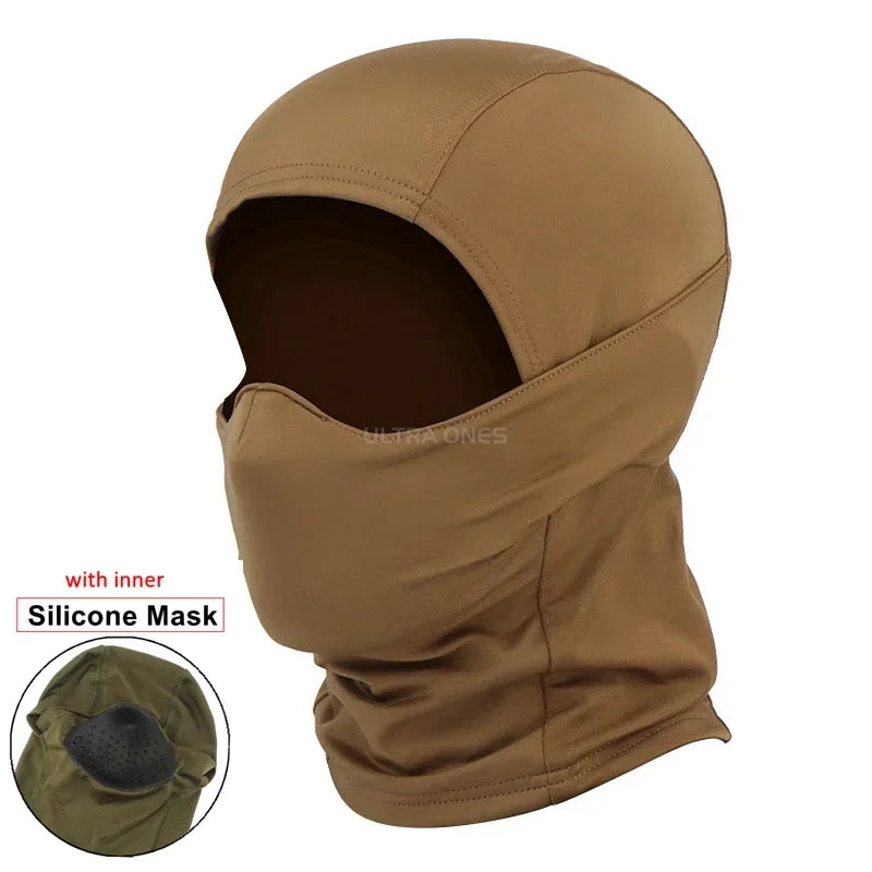 Cagoule Tactique Airsoft avec ou sans Insert en Silicone, 52-66 cm, vue 12