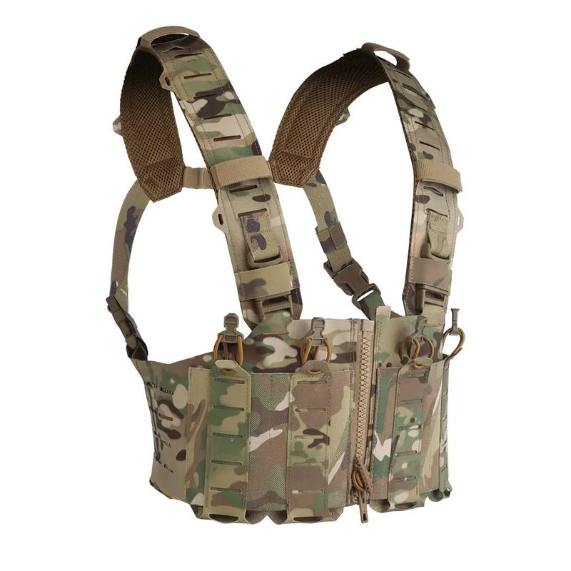 Gilet Tactique Chest Rig Léger à Quatre Porte-Chargeurs M4, AR et AK, 30 x 24 cm, vue 12