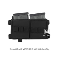 Insert Porte-Chargeur Double Élastique 7,62 mm pour Gilet de Poitrine, 3 Coloris, vue 5