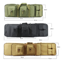 Housse de Fusil Sac à Dos en Nylon, 81, 94 ou 115 cm, Poches Zippées, 5 Coloris