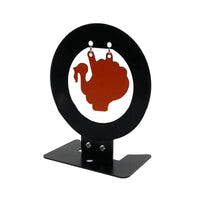 Cible Métallique Réactive en Acier, Silhouette Écureuil, Dinde, Panda ou Taureau, 12 cm, vue 3