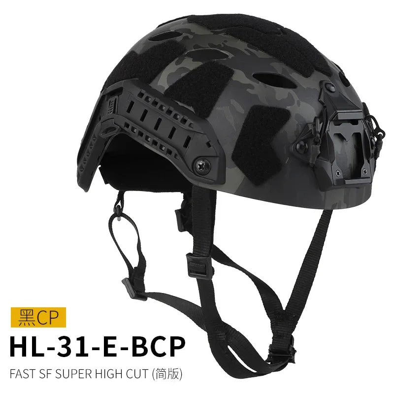 Casque Airsoft Super Haute Coupe ABS, 480 g, Tour de Tête 52-62 cm, vue 7