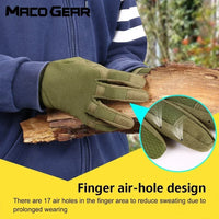 Gants Tactiques Fins Respirants à Paume Renforcée et Orifices d'Aération, 4 Coloris, S à XL, vue 5