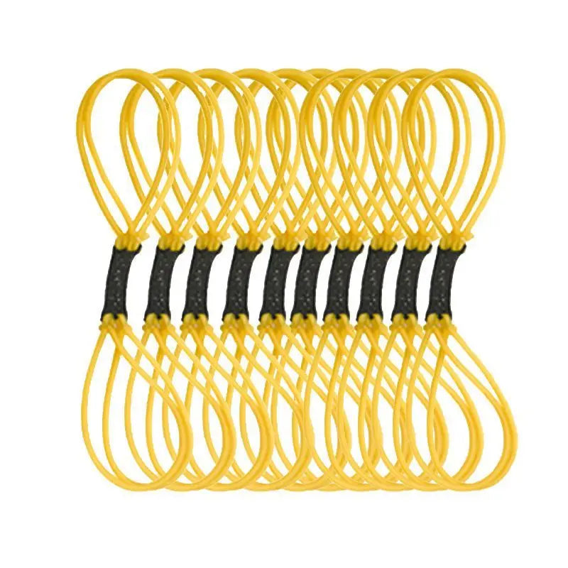 Élastiques de Lance-Pierre 8 Brins en Latex, 31 cm, Lot de 5 ou 10