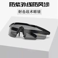 Lunettes de Tir Tactiques UV400, 3 Verres et Insert Correcteur, Noir, Vert ou Sable, vue 7