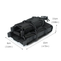 Porte-Chargeur MOLLE Double pour Fusil 5,56 mm et Pistolet 9 mm, Nylon 1000D, vue 3