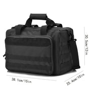 Sac de Tir Rembourré en Nylon 600D pour Pistolet et Accessoires, 38 x 25 x 30 cm, 3 Coloris, vue 5