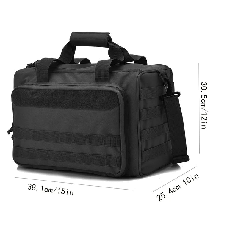 Sac de Tir Rembourré en Nylon 600D pour Pistolet et Accessoires, 38 x 25 x 30 cm, 3 Coloris, vue 5