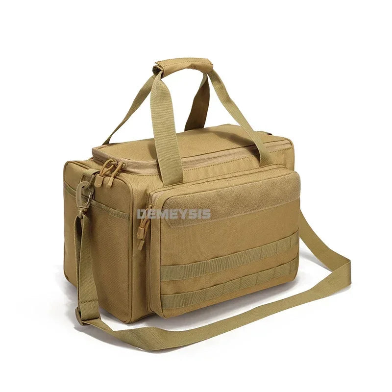 Sac de Tir Tactique Oxford à Cloisons Réglables et Panneaux MOLLE, 36 x 25 x 26 cm, vue 7