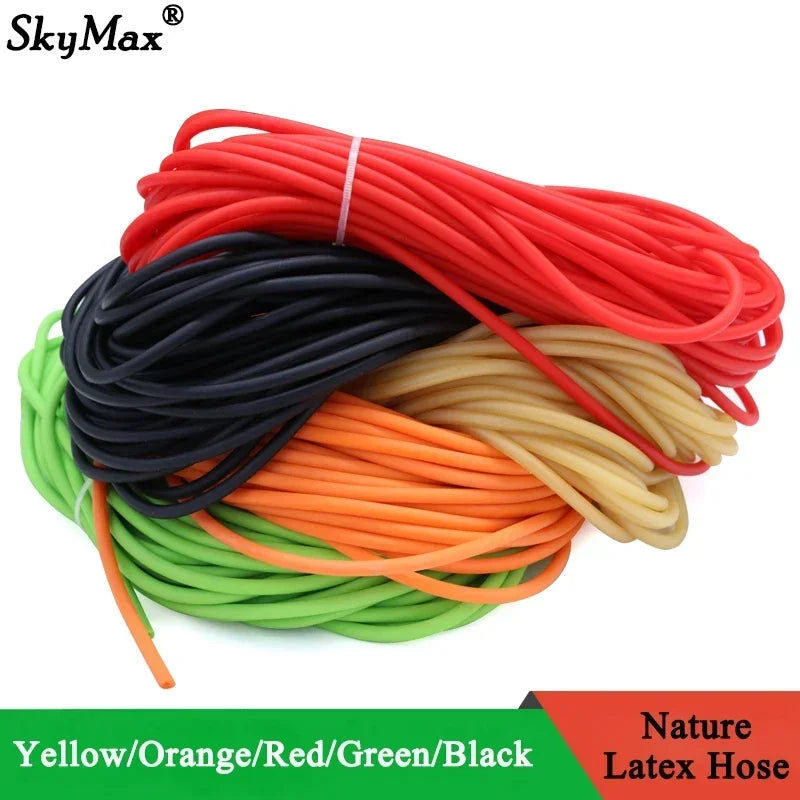Tube Latex Naturel pour Lance-Pierre, Creux ou Plein, 5 Coloris, vue 6