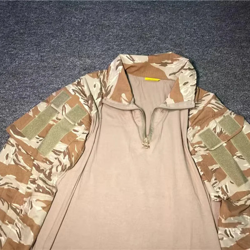 Tenue Tactique Tigré Désert, Chemise de Combat ou Pantalon à la Pièce, XS à XXL, vue 3