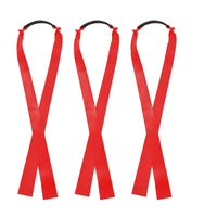 Élastiques Lance-Pierre Plats Noirs ou Rouges, Poche en Cuir, 45 cm, vue 10
