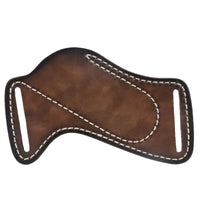 Étui Cuir pour Couteau Pliant ou Outil de Poche, Marron, Petit ou Grand Modèle, vue 6