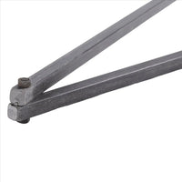 Porte-Cible Tir à l'Arc Articulé en Métal, Paire de 50 cm, pour Cibles de 40 à 80 cm, vue 6