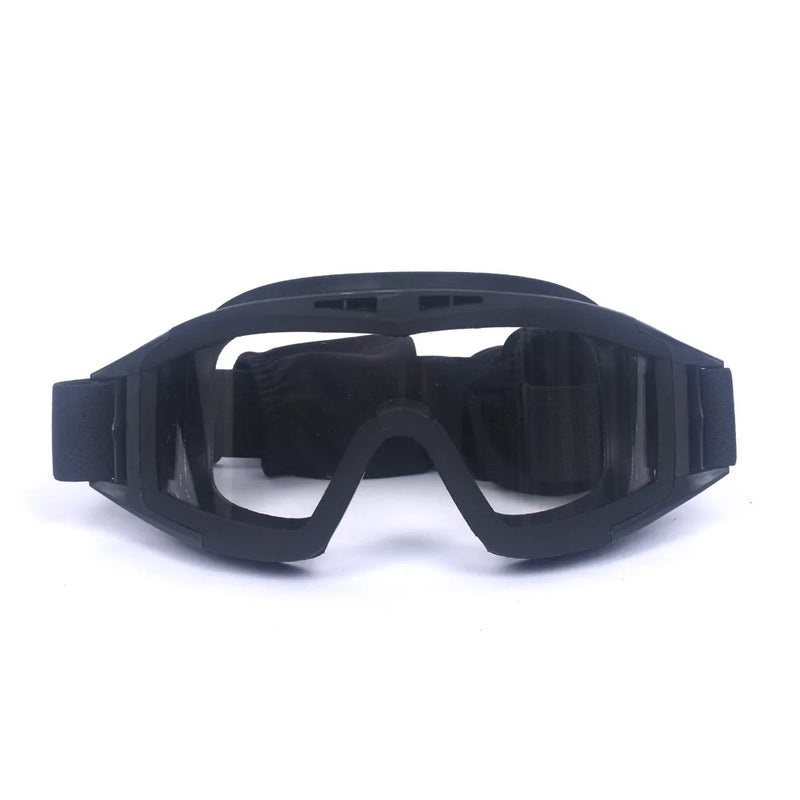 Lunettes de Protection Tactiques Anti-Buée, 1 ou 3 Verres, Noir, Vert ou Sable, vue 14
