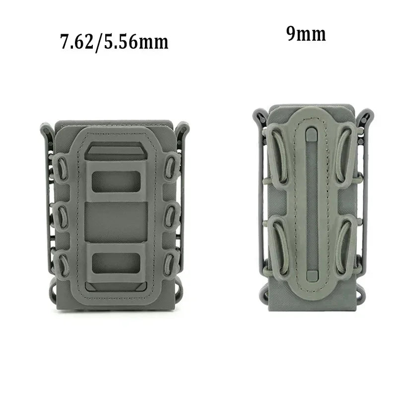 Lot de 2 Porte-Chargeurs MOLLE Fusil 5,56/7,62 mm et Pistolet 9 mm, vue 5