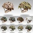 Housse de Casque Tactique Camouflage 3D en Nylon-Coton Rip-Stop, 13 Coloris
