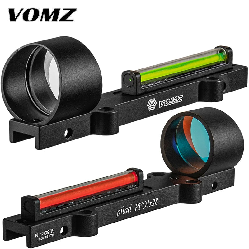 Viseur Point Rouge à Fibre Optique 1x28 pour Fusil de Chasse