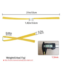 Élastique de Lance-Pierre Plat en Latex Naturel, 1,5 mm, 53 cm, Lot de 1, 3 ou 5, vue 2