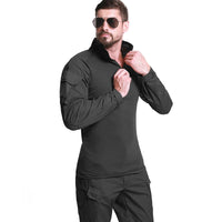 Chemise de Combat Ripstop à Col Montant et Demi-Zip, Homme, 5 Coloris, vue 2