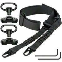 Bretelle de Fusil 2 Points à Crochets, Épaulière ou Anneaux en Option, vue 14