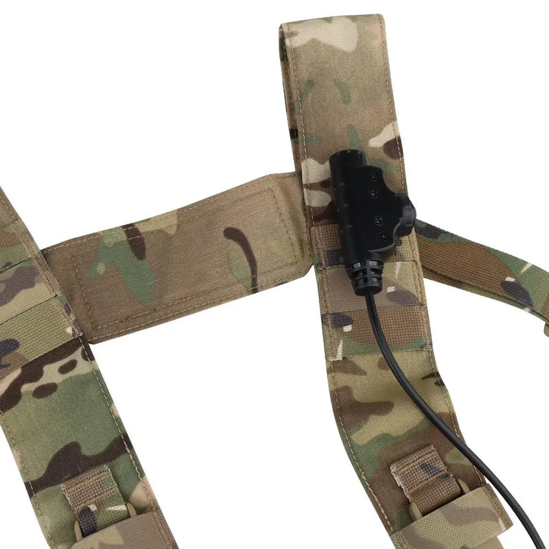 Gilet Tactique Micro Chest Rig à Découpe Laser MOLLE avec Triple Porte-Chargeur, vue 5