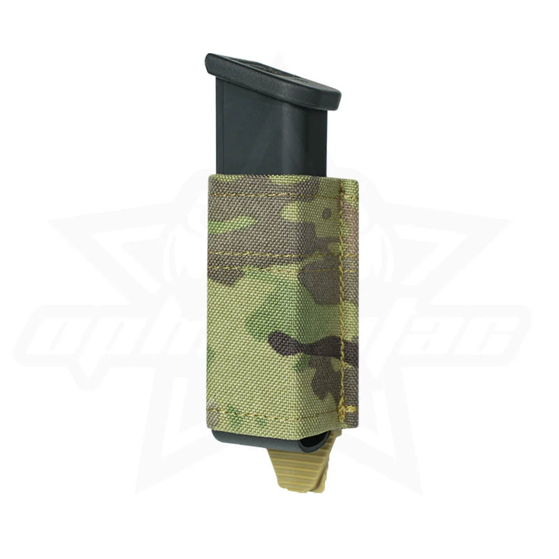 Porte-Chargeur Simple MOLLE Nylon pour Chargeur 9 mm avec Clip de Maintien, vue 9