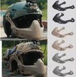 Demi-Masque Airsoft Pliable pour Casque Tactique, Noir, Beige Sable ou Vert Foliage