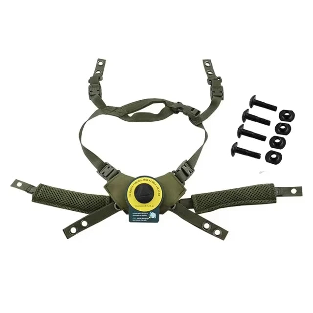 Suspension à Molette et Coussinets pour Casque Tactique, Sable, Vert ou Noir, vue 9
