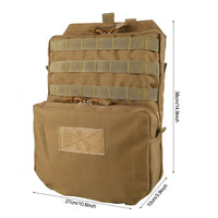 Sac Dorsal MOLLE en Nylon 1000D pour Gilet Tactique, 38 x 27 x 10 cm, Trois Coloris, vue 5