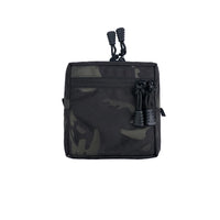 Pochette Utilitaire Plate MOLLE Zippée en Nylon 500D, 14,5 x 13 cm, 6 Coloris, vue 2