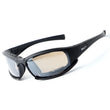 Lunettes de Protection Airsoft et Tir Noires, 4 Verres Interchangeables, Étui Inclus
