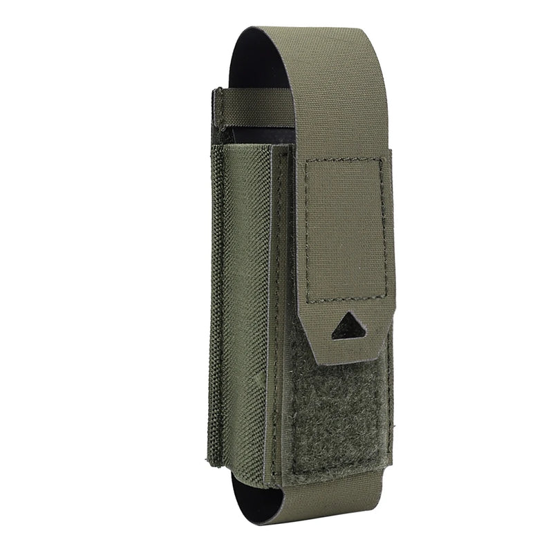 Porte-Chargeur Simple Multi-Usage en Nylon 500D à Rabat Réglable, Fixation MOLLE, 6 Coloris, vue 7